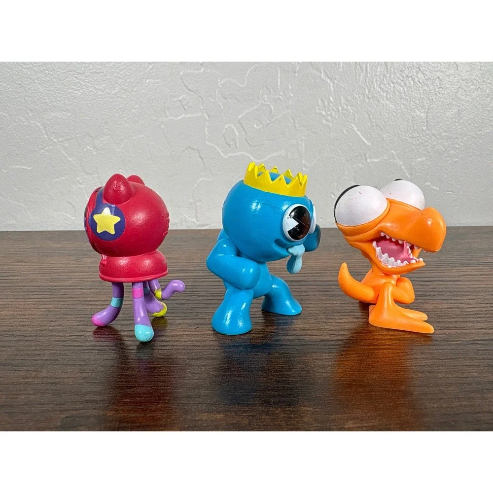 Rainbow Friends Roblox Mystery Minifigure Lot Blue Orange Purple Cat‎ PhatMojo